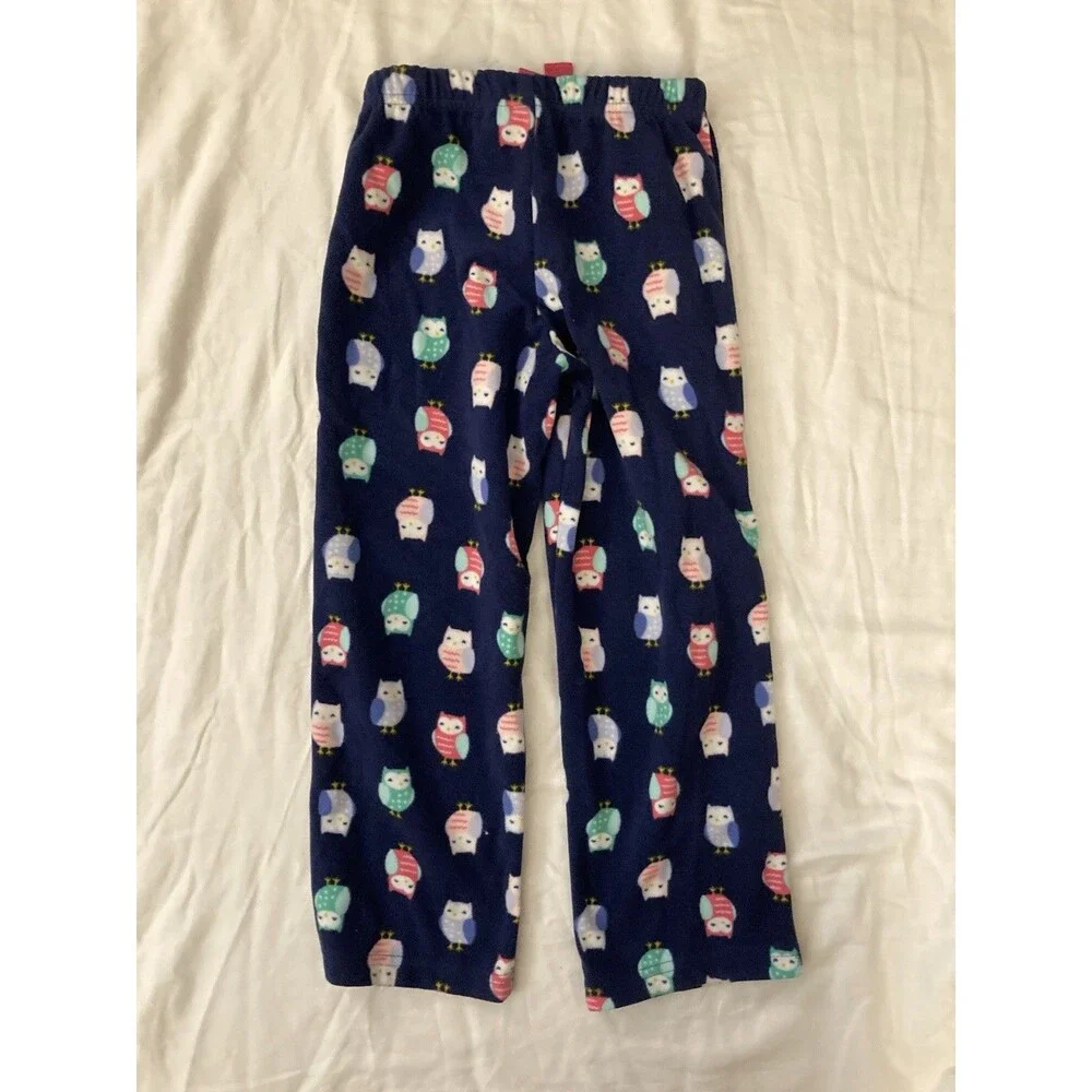 Size 5 Carter’s girl clothes - 2 piece outfit | owl & text theme
